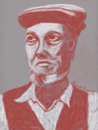 Malarstwo zatytułowany „Character Man” autorstwa Janel Bragg, Oryginalna praca