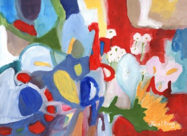 Картина под названием "Foapl" - Janel Bragg, Подлинное произведение искусства, Акварель