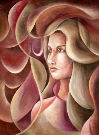 Pintura titulada "Serena" por Janeth Valdez, Obra de arte original