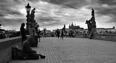 Photography titled "2 Prague covid-19" by Jan Hrad, Original Artwork, Digital Photography