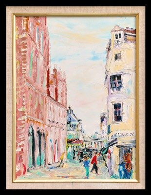 Painting titled "Bruges" by Janice Branley, Original Artwork