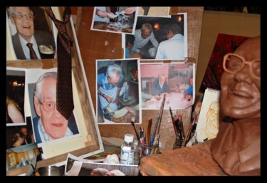 Sculpture titled "Studio - working on…" by Janice Branley, Original Artwork