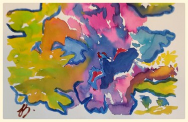 제목이 "Effet papillon"인 미술작품 Janie B.로, 원작, 수채화