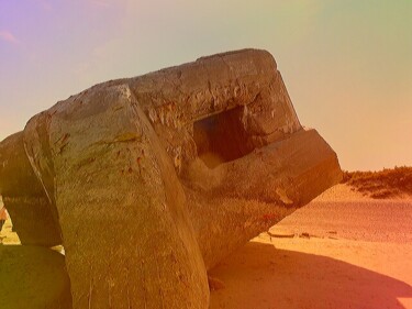 Photography titled "Baie de Somme- Bunk…" by Janie B., Original Artwork, Manipulated Photography