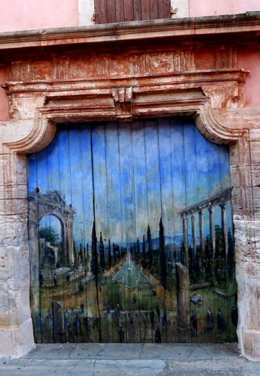 Photographie intitulée "Porte théâtrale !…" par Janie B., Œuvre d'art originale