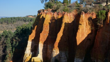 Photographie intitulée "Roussillon/les ocre…" par Janie B., Œuvre d'art originale