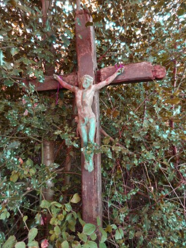 Photographie intitulée "La vieille croix.…" par Janie B., Œuvre d'art originale