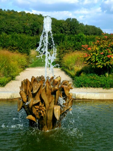 Photographie intitulée "Fontaine à Villandr…" par Janie B., Œuvre d'art originale