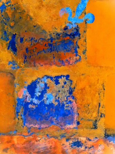Photographie intitulée "Abstraction mur.…" par Janie B., Œuvre d'art originale