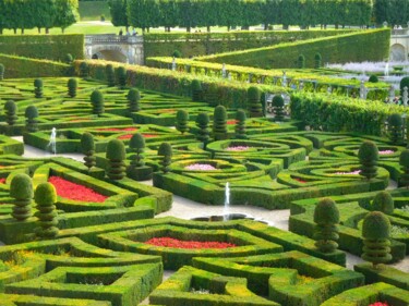 Fotografia intitolato "Splendides jardins.…" da Janie B., Opera d'arte originale