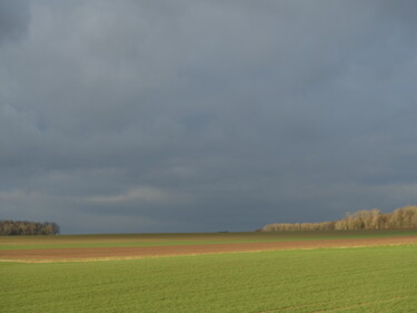 Fotografia intitolato "Campagne/Condroz.…" da Janie B., Opera d'arte originale