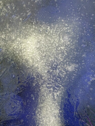 Photographie intitulée "Les bulles glacées.…" par Janie B., Œuvre d'art originale, Photographie numérique