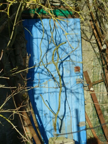 Photographie intitulée "La porte bleue.…" par Janie B., Œuvre d'art originale