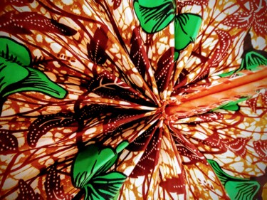 Fotografía titulada "Tissu coloré" por Janie B., Obra de arte original, Fotografía no manipulada