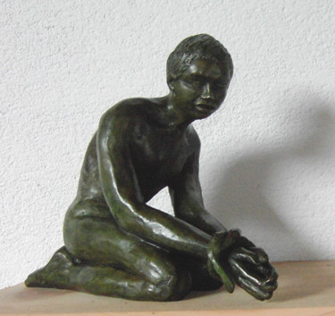 Sculpture titled "Les liens" by Janine Le Cann, Original Artwork