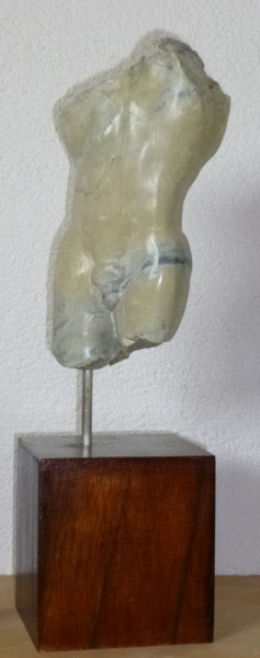 Sculptuur getiteld "buste-homme.jpg" door Janine Le Cann, Origineel Kunstwerk