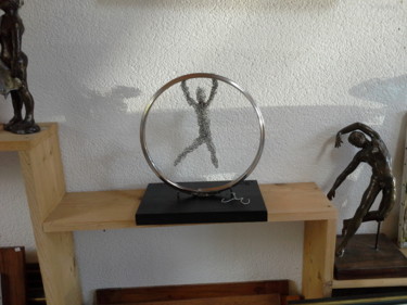 Escultura intitulada "Acrobate 3" por Janine Le Cann, Obras de arte originais