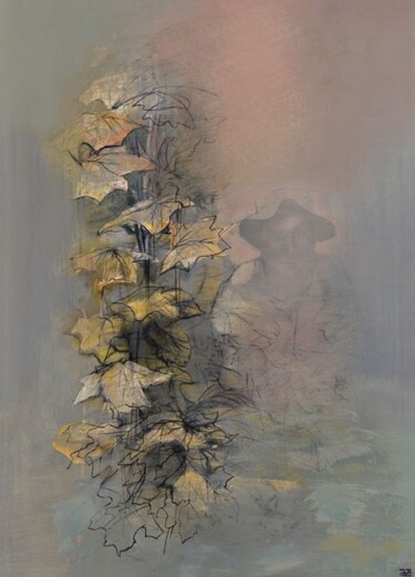 Painting titled "Guerilla at 4 a.m." by Janis Zingitis, Original Artwork