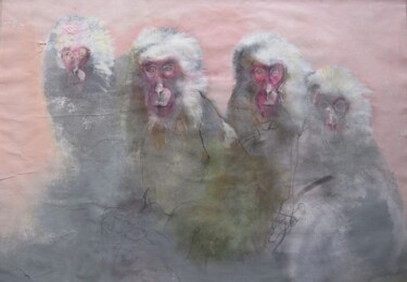 Peinture intitulée "Family" par Janis Zingitis, Œuvre d'art originale, Huile