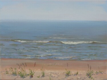 Schilderij getiteld "Baltic Sea on a Sli…" door Janis Zingitis, Origineel Kunstwerk