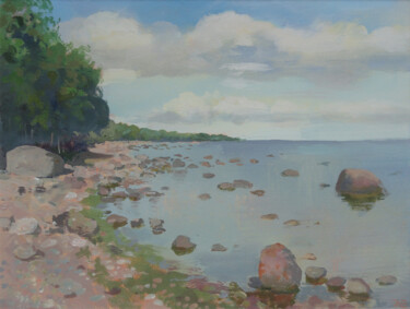 Pintura titulada "Baltic Coast at Kal…" por Janis Zingitis, Obra de arte original, Acrílico