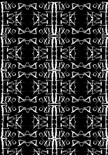 Digitale Kunst getiteld "Opixo Black" door Janis Odara, Origineel Kunstwerk, Anders