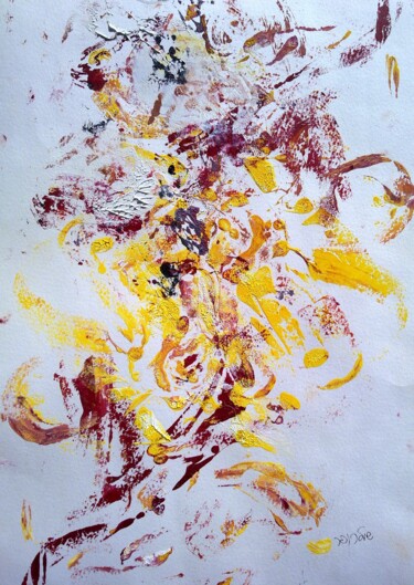 Malerei mit dem Titel "composition # 1" von Janna Shulrufer, Original-Kunstwerk, Öl