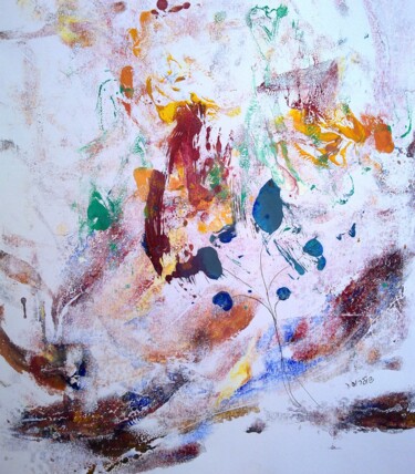 Malerei mit dem Titel "composition # 2" von Janna Shulrufer, Original-Kunstwerk, Öl