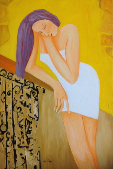 Pintura titulada "the morning" por Janna Shulrufer, Obra de arte original, Oleo