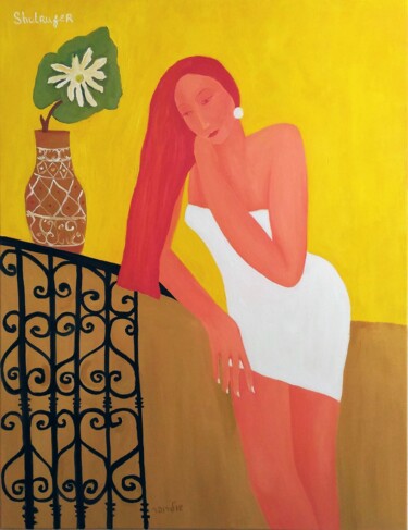 Peinture intitulée "Shulamite" par Janna Shulrufer, Œuvre d'art originale, Huile