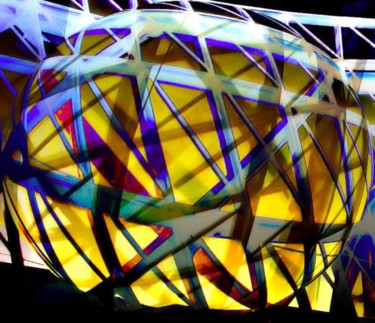 Arte digitale intitolato "The Gehry Crystal" da Janos Gardonyi, Opera d'arte originale, Lavoro digitale 2D