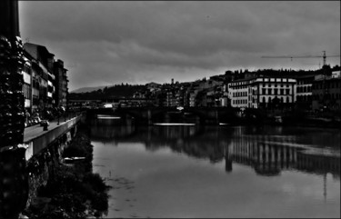 Fotografia intitolato "FLORENTINE NIGHT" da Janos Gardonyi, Opera d'arte originale