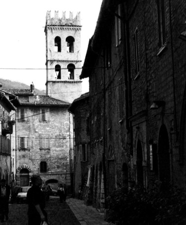 Photography titled "UMBRIAN STREET - AS…" by Janos Gardonyi, Original Artwork