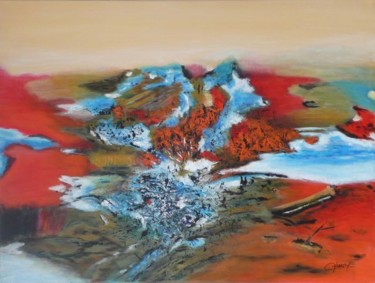 Peinture intitulée "89-air-provencal" par Gilles Janson, Œuvre d'art originale, Acrylique