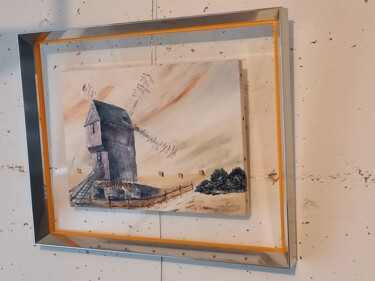 Peinture intitulée "293 Valmy le moulin" par Gilles Janson, Œuvre d'art originale, Huile