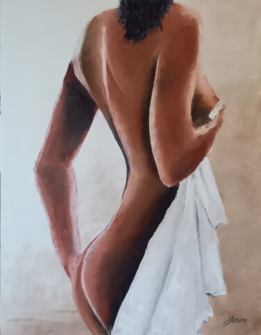 Картина под названием "295 Vénus" - Gilles Janson, Подлинное произведение искусства, Масло