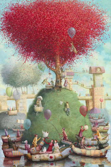 tree of joy 90x60x2 cm ©2013 by Remigijus Januskevicius
