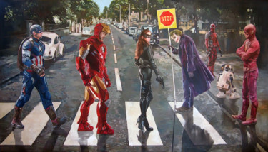 绘画 标题为“Abbey Road” 由Janusz Orzechowski, 原创艺术品, 油