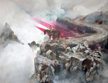 Painting titled "Karakorum" by Janusz Orzechowski, Original Artwork