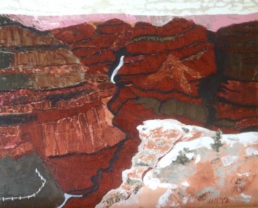 Peinture intitulée "Arizona Dreaming" par Jan Wall, Œuvre d'art originale, Huile