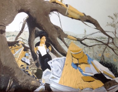 Estampas & grabados titulada "2011: Tornado in Jo…" por Jan Wall, Obra de arte original, Impresión digital