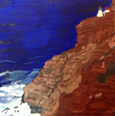Отпечатки и Гравюры под названием "Lighthouse at Point…" - Jan Wall, Подлинное произведение искусства, Цифровая печать