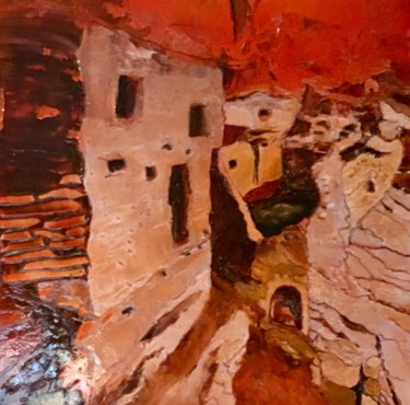 Pintura titulada "Cedar Mesa" por Jan Wall, Obra de arte original, Oleo