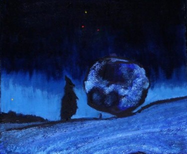 Pittura intitolato "Steve's Rock, Yosem…" da Jan Wall, Opera d'arte originale, Olio