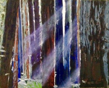 Painting titled "Crystal Springs" by Jan Wall, Original Artwork, Oil