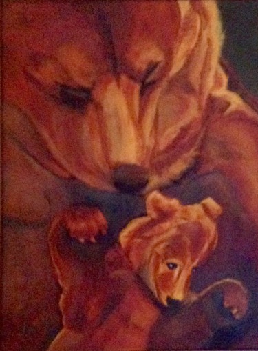 Printmaking titled "The Bears" by Jan Wall, Original Artwork, Digital Print
