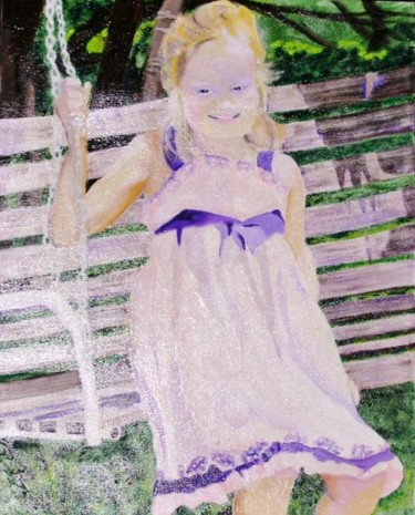 Painting titled "Kaylee" by Jan Wall, Original Artwork, Oil