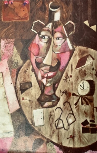 Malerei mit dem Titel "Homage to Paul Klee…" von Jan Wall, Original-Kunstwerk, Digitaldruck