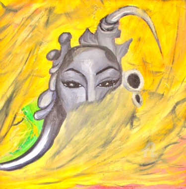 Pintura titulada "Katana " À armes ég…" por Japhleth.A, Obra de arte original, Oleo