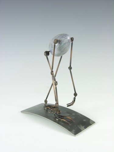 Sculpture titled "Eggtion Figures - B…" by Tomoaki Orikasa, Original Artwork, Plastic